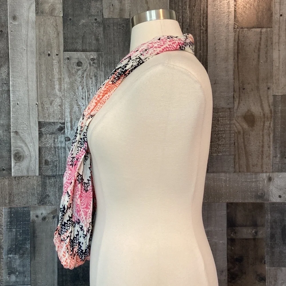 Boho chic chevron infinity scarf coastal cowgirl pastel feminine euro summer